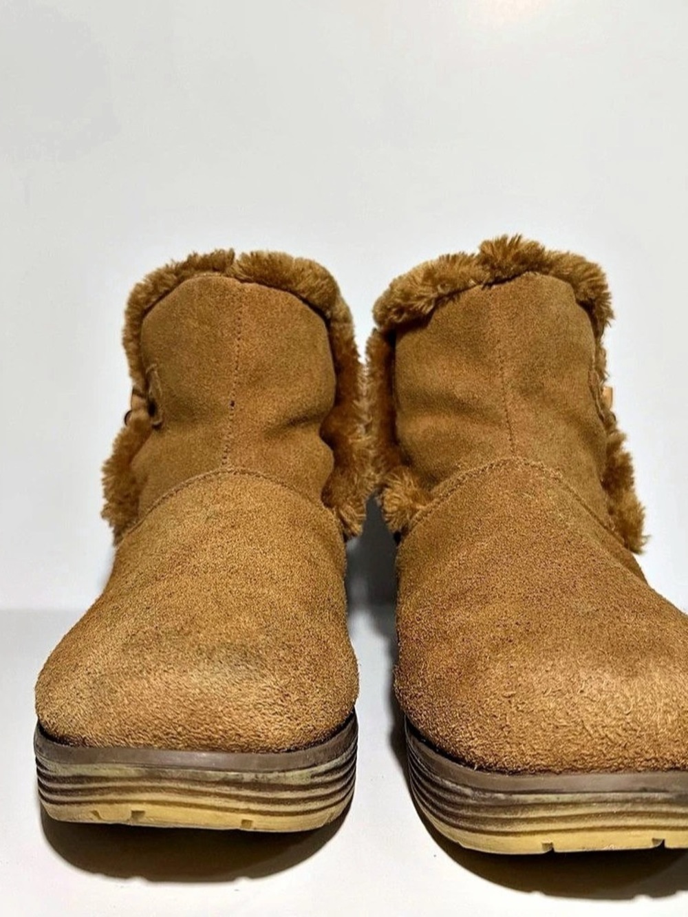 Skechers Fur-Lined Winter Boots US 7.5 Brown